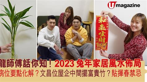 病位 化解|2023兔年家居風水佈局 龍師傅話你知！ 病位要點化。